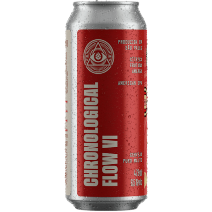 Cerveja Dogma Chronological Flow VI American IPA Lata 473ml Imagem de Cerveja Dogma Chronological Flow VI American IPA Lata 473ml