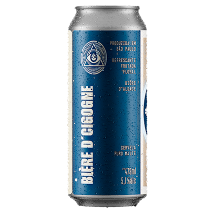 Cerveja Dogma D'Cigogne Bière D'Alsace Lata 473ml Imagem de Cerveja Dogma D'Cigogne Bière D'Alsace Lata 473ml