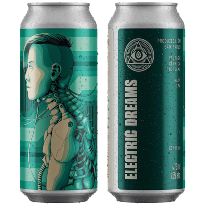 Cerveja Dogma Electric Dreams Hazy IPA Lata 473ml Imagem de Cerveja Dogma Electric Dreams Hazy IPA Lata 473ml