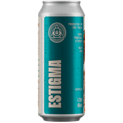 Cerveja Dogma Estigma Hazy IPA Lata 473ml Imagem de Cerveja Dogma Estigma Hazy IPA Lata 473ml