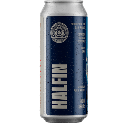 Cerveja Dogma Halfin Hazy IPA Lata 473ml Imagem de Cerveja Dogma Halfin Hazy IPA Lata 473ml