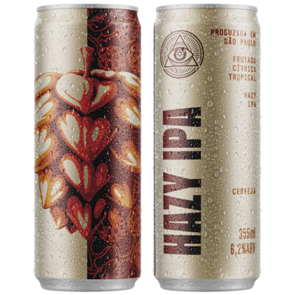 Cerveja Dogma Hazy IPA Lata 355ml Imagem de Cerveja Dogma Hazy IPA Lata 355ml