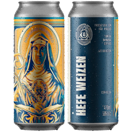 Cerveja Dogma Hefe Weizen Lata 473ml (Pré-Venda)
