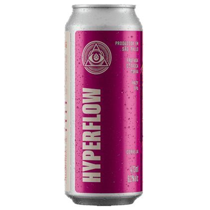Cerveja Dogma Hyperflow Hazy IPA Lata 473ml Imagem de Cerveja Dogma Hyperflow Hazy IPA Lata 473ml