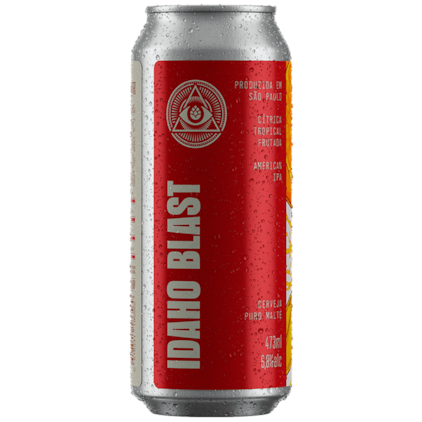 Cerveja Dogma Idaho Blast American IPA Lata 473ml Imagem de Cerveja Dogma Idaho Blast American IPA Lata 473ml