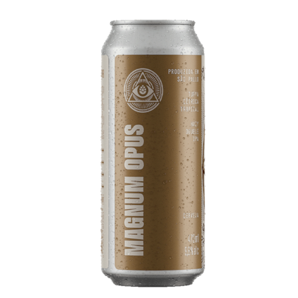Cerveja Dogma Magnum Opus Hazy Double IPA Lata 473ml Imagem de Cerveja Dogma Magnum Opus Hazy Double IPA Lata 473ml