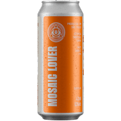 Cerveja Dogma Mosaic Lover Double Hazy IPA Lata 473ml Imagem de Cerveja Dogma Mosaic Lover Double Hazy IPA Lata 473ml