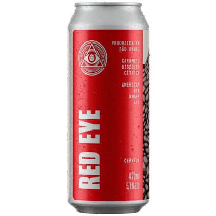 Cerveja Dogma Red Eye Rye Amber Ale Lata 473ml Imagem de Cerveja Dogma Red Eye Rye Amber Ale Lata 473ml