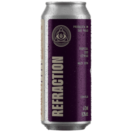 Cerveja Dogma Refraction Hazy DIPA Lata 473ml Imagem de Cerveja Dogma Refraction Hazy DIPA Lata 473ml