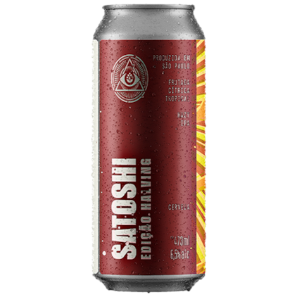 Cerveja Dogma Satoshi Hazy IPA Edição Halving Lata 473ml Imagem de Cerveja Dogma Satoshi Hazy IPA Edição Halving Lata 473ml