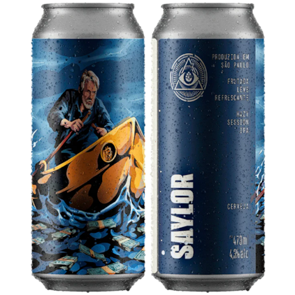 Cerveja Dogma Saylor Session Hazy IPA Lata 473ml Imagem de Cerveja Dogma Saylor Session Hazy IPA Lata 473ml