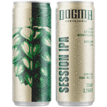 Cerveja Dogma Session IPA Lata 355ml Imagem de Cerveja Dogma Session IPA Lata 355ml