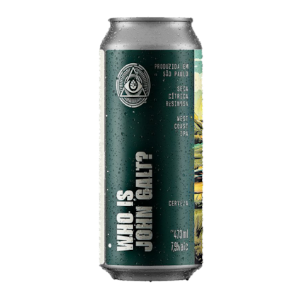 Cerveja Dogma Who Is John Galt West Coast IPA Lata 473ml Imagem de Cerveja Dogma Who Is John Galt West Coast IPA Lata 473ml