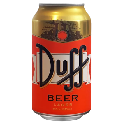 Cerveja Duff Beer Lager Lata 330ml Imagem de Cerveja Duff Beer Lager Lata 330ml