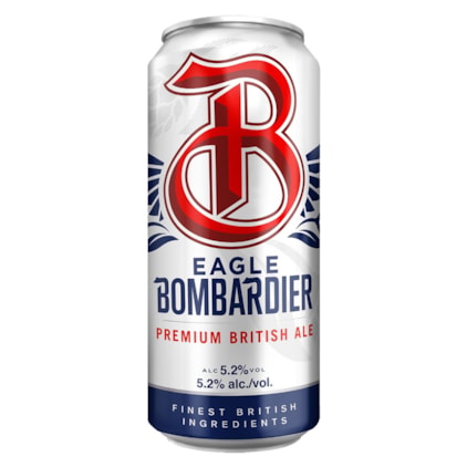 Cerveja Eagle Bombardier Lata 500ml Imagem de Cerveja Eagle Bombardier Lata 500ml