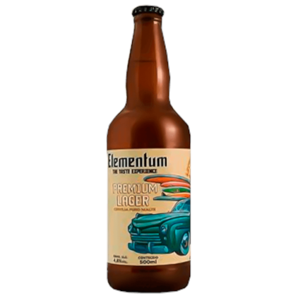 Cerveja Elementum Premium Lager Garrafa 500ml Imagem de Cerveja Elementum Premium Lager Garrafa 500ml