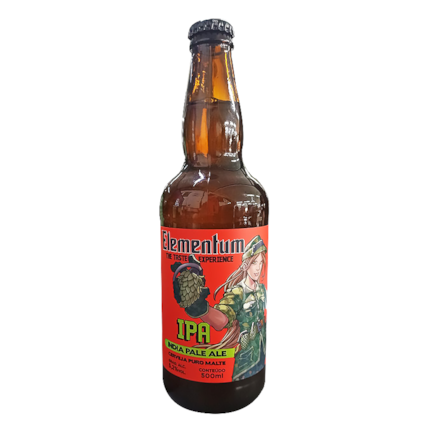 Cerveja Elementum The Taste Experience IPA Garrafa 500ml Imagem de Cerveja Elementum The Taste Experience IPA Garrafa 500ml
