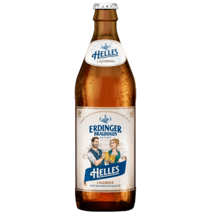 Cerveja Erdinger Helles Lager Garrafa 500ml Imagem de Cerveja Erdinger Helles Lager Garrafa 500ml