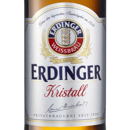 Cerveja Erdinger Kristall Garrafa 500ml Imagem de Cerveja Erdinger Kristall Garrafa 500ml