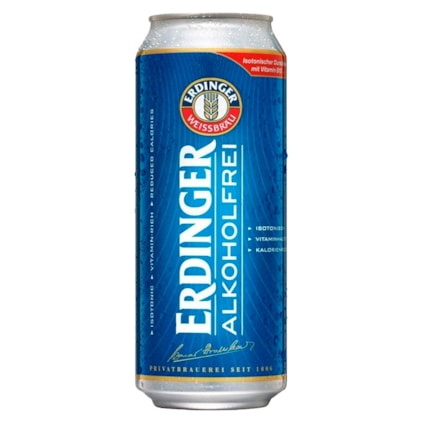 Cerveja Erdinger Sem Álcool Lata 500ml Imagem de Cerveja Erdinger Sem Álcool Lata 500ml