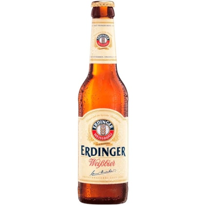 Cerveja Erdinger Weissbier Garrafa 330ml Imagem de Cerveja Erdinger Weissbier Garrafa 330ml