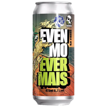 Cerveja Everbrew Even MO Ever Mais Double Juicy IPA Lata 473ml Imagem de Cerveja Everbrew Even MO Ever Mais Double Juicy IPA Lata 473ml