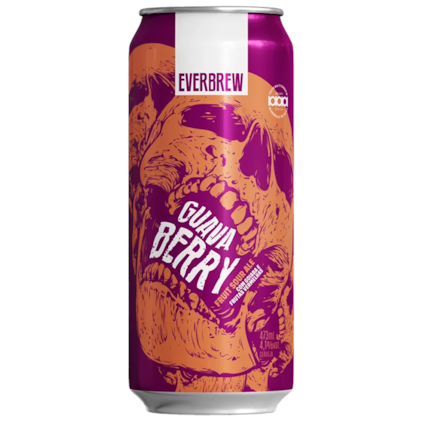 Cerveja Everbrew Guava Berry Fruit Sour Ale Lata 473ml Imagem de Cerveja Everbrew Guava Berry Fruit Sour Ale Lata 473ml