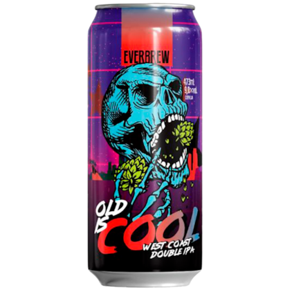 Imagem de Cerveja Everbrew Old Is Cool West Coast Double IPA Lata 473ml