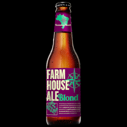 Cerveja Farmhouse Ale Blond Garrafa 355ml