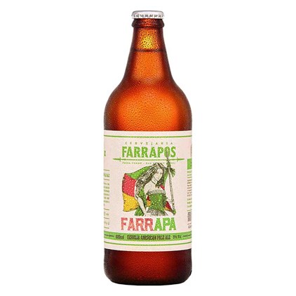 Cerveja Farrapos FarrAPA Garrafa 600ml