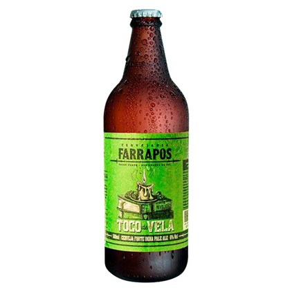 Imagem de Cerveja Farrapos Toco de Vela IPA Garrafa 600ml