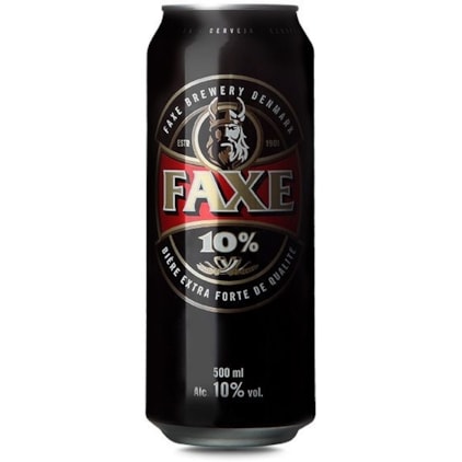 Cerveja Faxe Extra Strong Lata 500ml Imagem de Cerveja Faxe Extra Strong Lata 500ml
