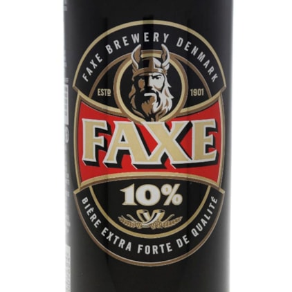 Cerveja Faxe Extra Strong Lata 500ml Imagem de Cerveja Faxe Extra Strong Lata 500ml