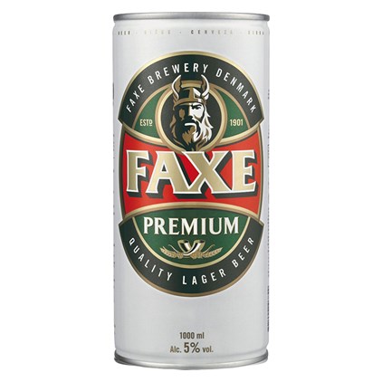 Cerveja Faxe Premium Lata 1 Litro