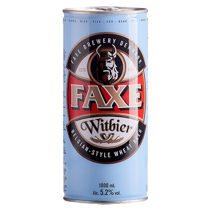 Cerveja Faxe Witbier Lata 1 Litro