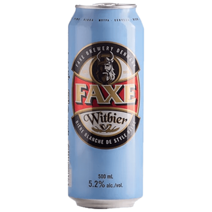 Cerveja Faxe Witbier Lata 500ml Imagem de Cerveja Faxe Witbier Lata 500ml