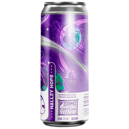 Cerveja Fermi Halley Hops NE IPA Lata 473ml Imagem de Cerveja Fermi Halley Hops NE IPA Lata 473ml