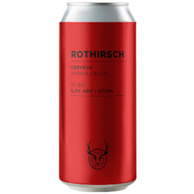 Cerveja FrohenFeld Rothirsch Vienna Lager Lata 473ml