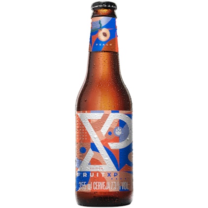 Cerveja Fruit XP Saison Peach Garrafa 355ml Imagem de Cerveja Fruit XP Saison Peach Garrafa 355ml