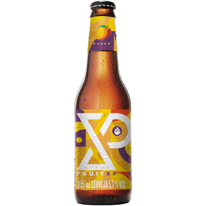 Cerveja Fruit XP Witbier Mango Garrafa 355ml Imagem de Cerveja Fruit XP Witbier Mango Garrafa 355ml