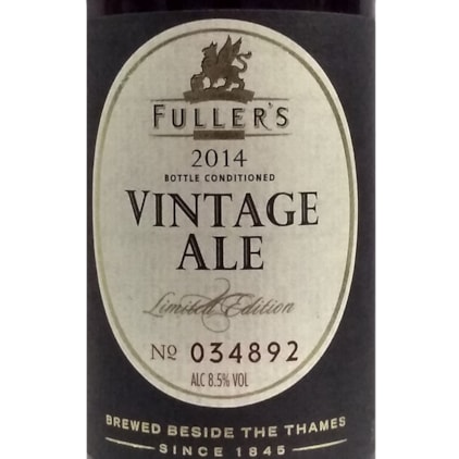 Cerveja Fuller's Vintage Ale 2014 Garrafa 500ML Imagem de Cerveja Fuller's Vintage Ale 2014 Garrafa 500ML