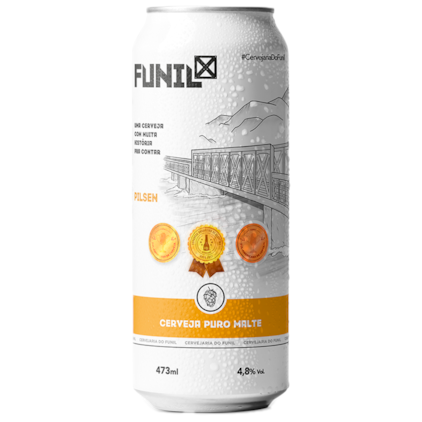 Imagem de Cerveja Funil Pilsen Lata 473ml