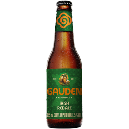 Cerveja Gauden Bier Experience Irish Red Ale Garrafa 355ml Imagem de Cerveja Gauden Bier Experience Irish Red Ale Garrafa 355ml