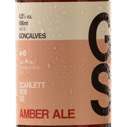 Cerveja Gonçalves Amber Ale Garrafa 600ml Imagem de Cerveja Gonçalves Amber Ale Garrafa 600ml