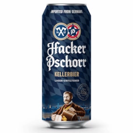 Cerveja Hacker Pschorr Kellerbier Lager Lata 500ml
