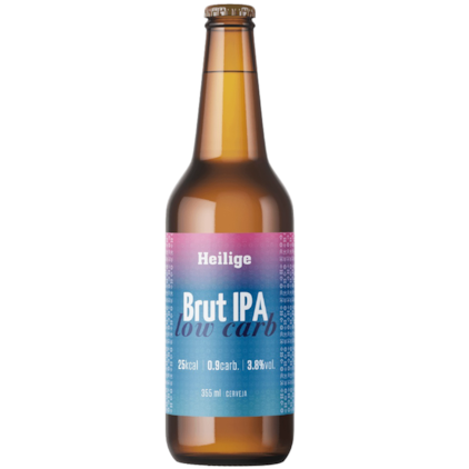 Cerveja Heilige Brut IPA Low Carb Garrafa 355ml Imagem de Cerveja Heilige Brut IPA Low Carb Garrafa 355ml