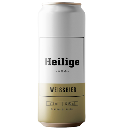 Cerveja Heilige Weissbier Lata 473ml Imagem de Cerveja Heilige Weissbier Lata 473ml