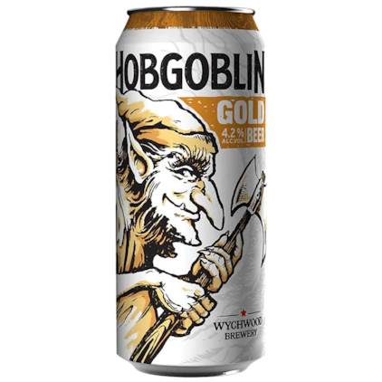 Cerveja Hobgoblin Gold Lata 500ml Imagem de Cerveja Hobgoblin Gold Lata 500ml