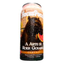 Cerveja Hocus Pocus A Arte De Roer Goiabas West Coast IPA Lata 473ml (Pré- Venda)