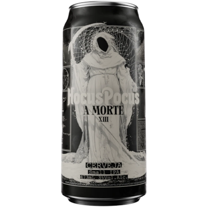 Cerveja Hocus Pocus A Morte Session IPA Lata 473ml Imagem de Cerveja Hocus Pocus A Morte Session IPA Lata 473ml